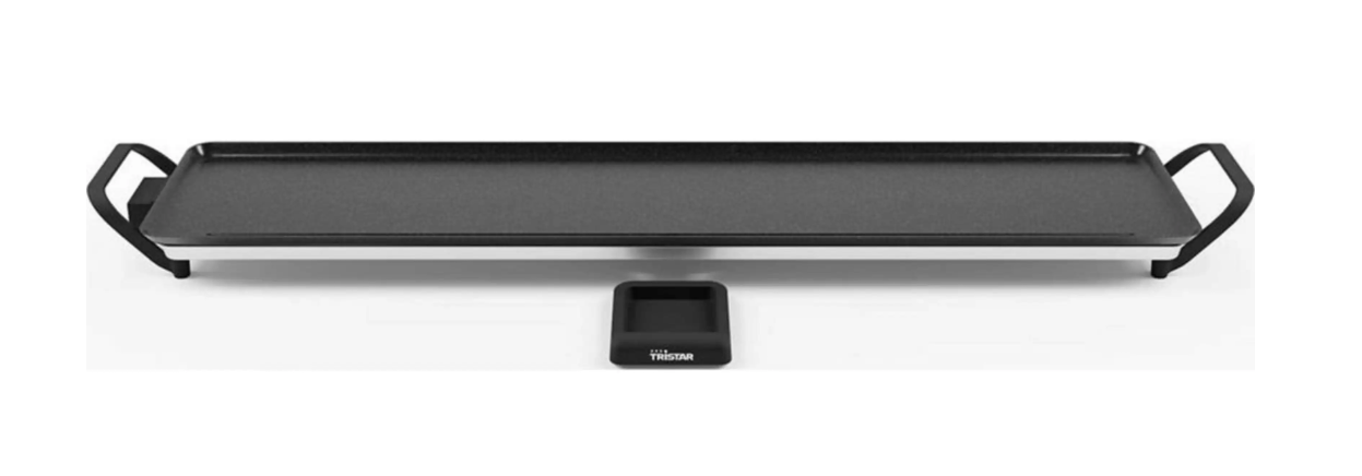 Tristar Tischgrill Slim XXL BP-2670 – 100 x 22 cm Grillplatte – Schwarz – 1800 Watt