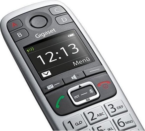 Gigaset E560HX - Einzel-DECT-Telefon - Schwarz