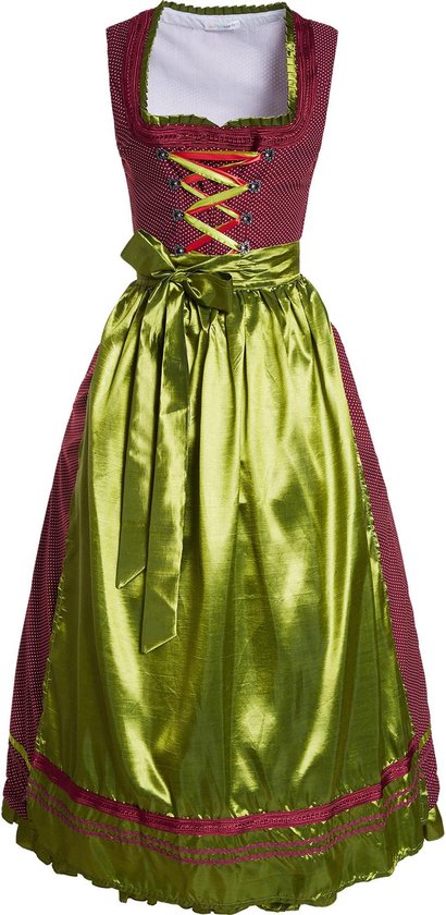 Dressforfun Maxi Dirndl Ruhpolding Modell 2 XL - Faschingskostüm Kostüm Halloween Kostüm Fasching Kostüm Karneval Party Kostüm - 304653