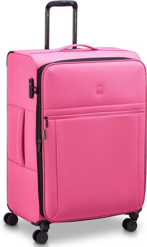 Delsey Paris x United Colors of Benetton BE 4-Rad-Trolley L 76 cm mit Stretch-Faltung