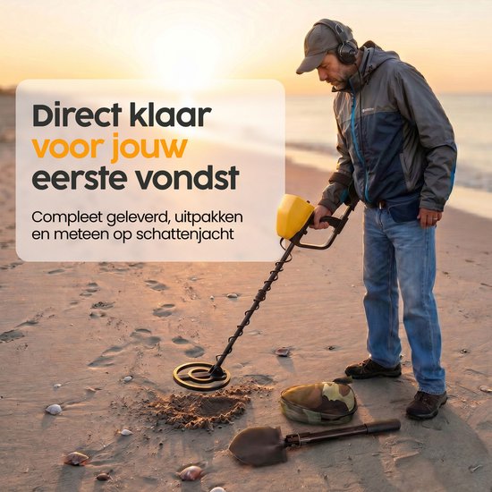 Infinity Goods Metalldetektor Advanced – Komplettset – Erwachsene & Kinder – Professionell