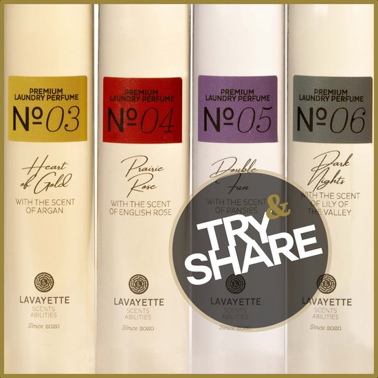 Lavayette Premium Waschparfüm – Probierpaket 9 x 25 ml – Duftverstärker