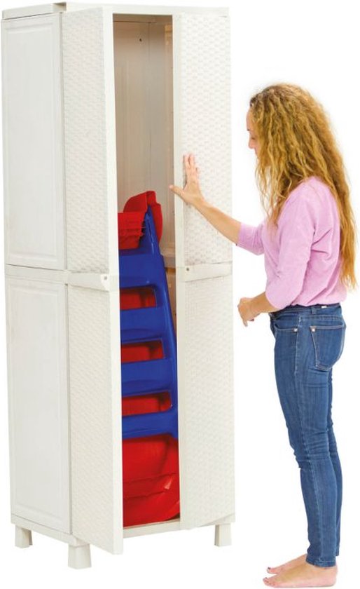 Palplay Rutsche faltbar 4ft rot/blau