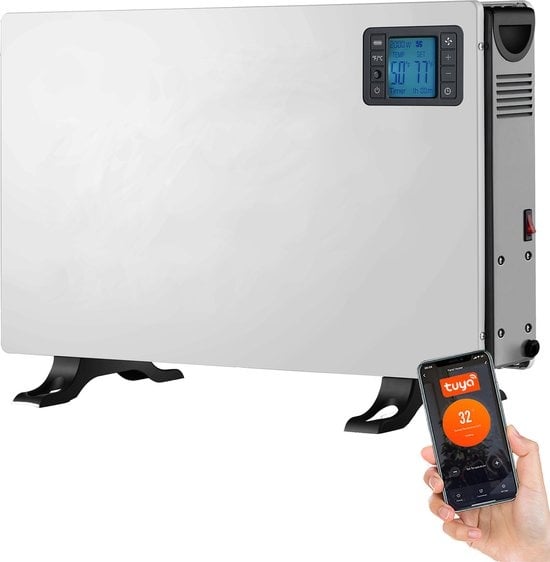 Denver Elektroherd - 750/ 1250/2000W - Zeitschaltuhr - Temperatureinstellungen - Tuya App - Thermostat - Konvektomaten - Google Assistant & Amazon Alexa - SCH2105