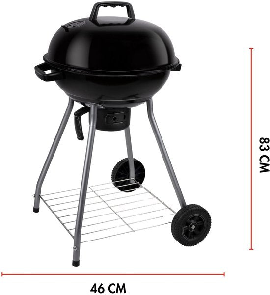 alpina Grill – Kugelgrill – BBQ – mit Deckel – Ø 45 cm – Holzkohle