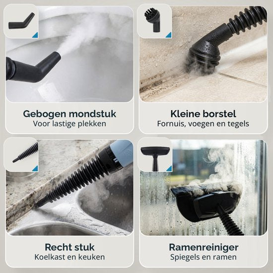Joyware® 13-in-1-Dampfreiniger S1 – Leistungsstarker Handdampfreiniger – Teppichreiniger & Fleckenentferner für Sofa, Badezimmer & Polster – Steam Cleaner – 1050 W – 450 ml