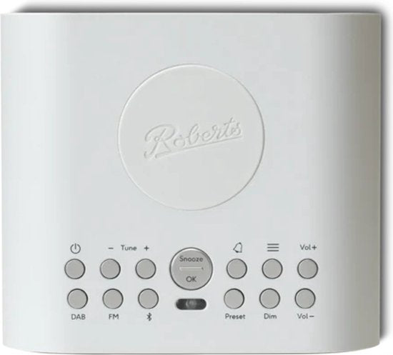 Roberts Radio Ortus DAB Charge – DAB+/FM Radiowecker – Analog & Digital – Weiß