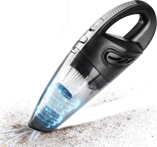 Turbo-7 Krümelsauger Cordless - Handstaubsauger - Schwarz / Grau - inkl. Zubehör