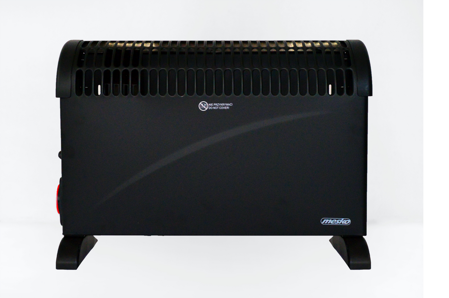 Mesko - Elektrischer Heizkonvektor - MIT einstellbarem Thermostat & 24HTimer - 3 Heizstufen - 2000W - bis zu 20mÂ² - Schwarz