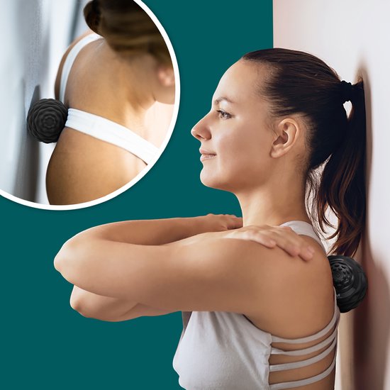 Massagerr® Vibrierender Massageball - Triggerpunkt-Ball - 4 Vibrationsstufen - Massageball - Moderner Lacrosse-Ball - Fußmassage - Massagerolle für Rücken, Füße, Schultern, Ganzkörper