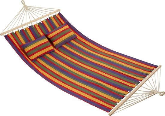 tectake - 2 Personen Hängematte Eden bunt gestreift - 403568