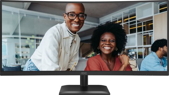 AOC CU34E4C – Gebogener, ultrabreiter Business-Monitor – USB-C 90 W – 5 Jahre Garantie – 34 Zoll