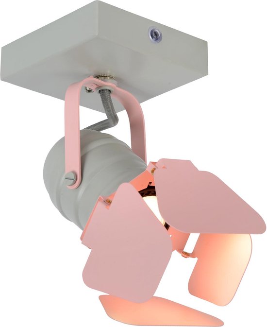 Lucide PICTO – Deckenstrahler (Deckenleuchte) für das Kinderzimmer – 1xGU10 – Rosa