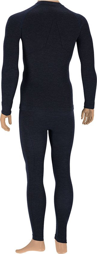 Xtreme Thermo Tights Men - Merinowolle - Navy Melange - Größe M