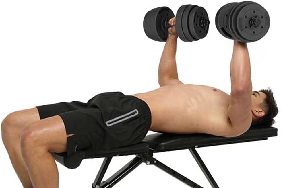 Yaheetech 2er-Set Kurzhanteln - 30 KG - rutschfester Griff - verstellbar - schwarz