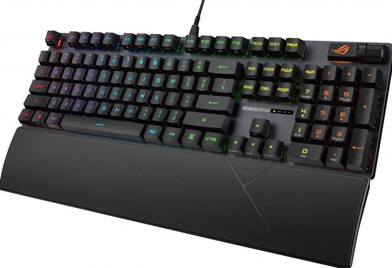 ASUS ROG STRIX SCOPE II RX/RXRD – Tastatur – XA12 – kabelgebunden – USB – Schwarz – QWERTY