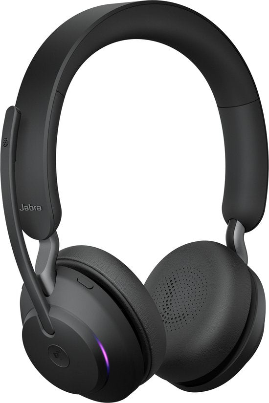 Jabra Evolve2 65 – MS Stereo-Bluetooth-Headset – USB-C – Microsoft Teams-zertifiziert – Schwarz