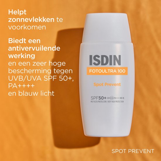 ISDIN – Fotoultra Spot Prevent – LSF 50+ – 50 ml – Beugt Hautflecken vor