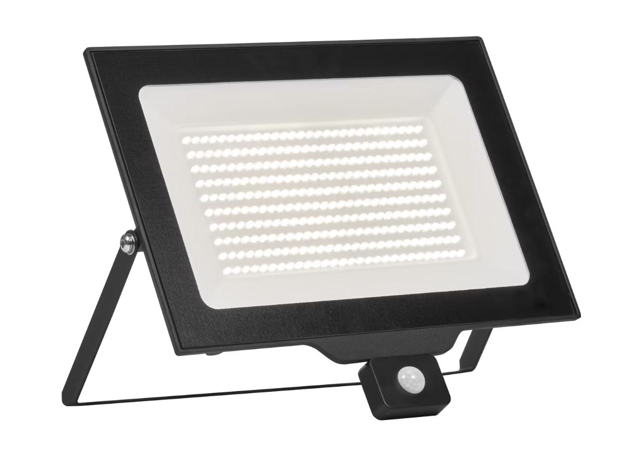 Ledvance Essential Sensor LED-Flutlicht 200 W - 402x45x341 mm - 20000 Lumen kaltweiß - Schwarz