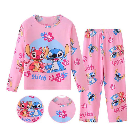 Disney Stitch Kinderpyjama - Rosa - Größe 9/10 Jahre (130 cm)