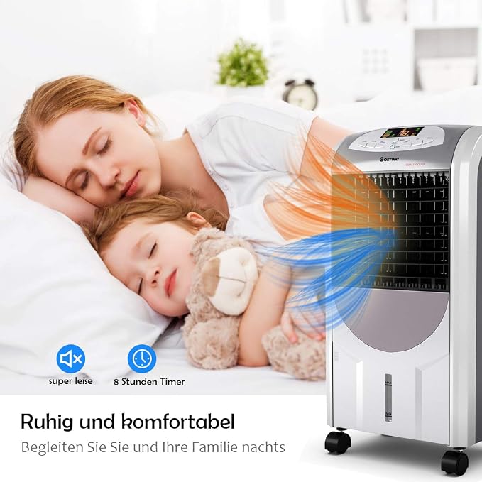 Coast 4-in-1-Luftkühler und Heizgerät – 2000 W – 7 l – 38 x 28,5 x 74 cm