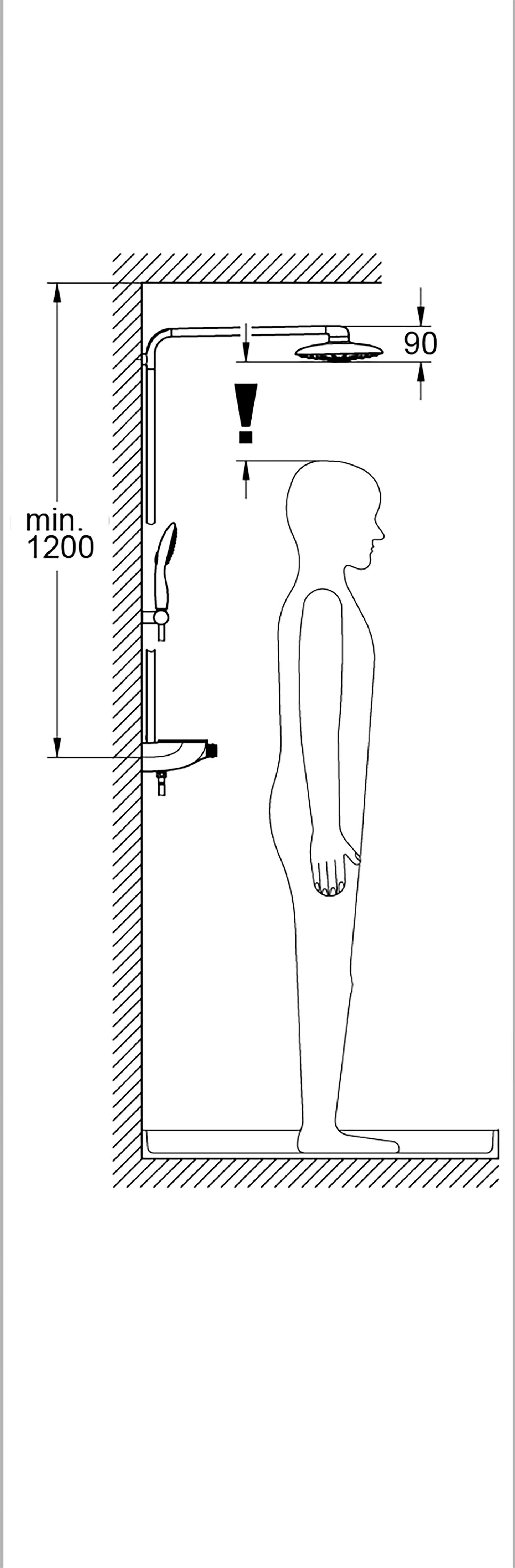 Grohe Rainshower System SmartControl Duo – Regendusche 360 mm – Chrom