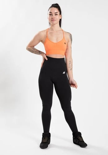 Gorilla Wear Olivia nahtlose Leggings - Schwarz - S/M
