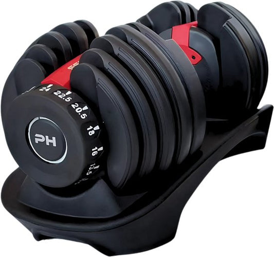 DH FitLife 2026 verstellbares Hantelset – 2,5 bis 25 kg – 18 Gewichtsstufen