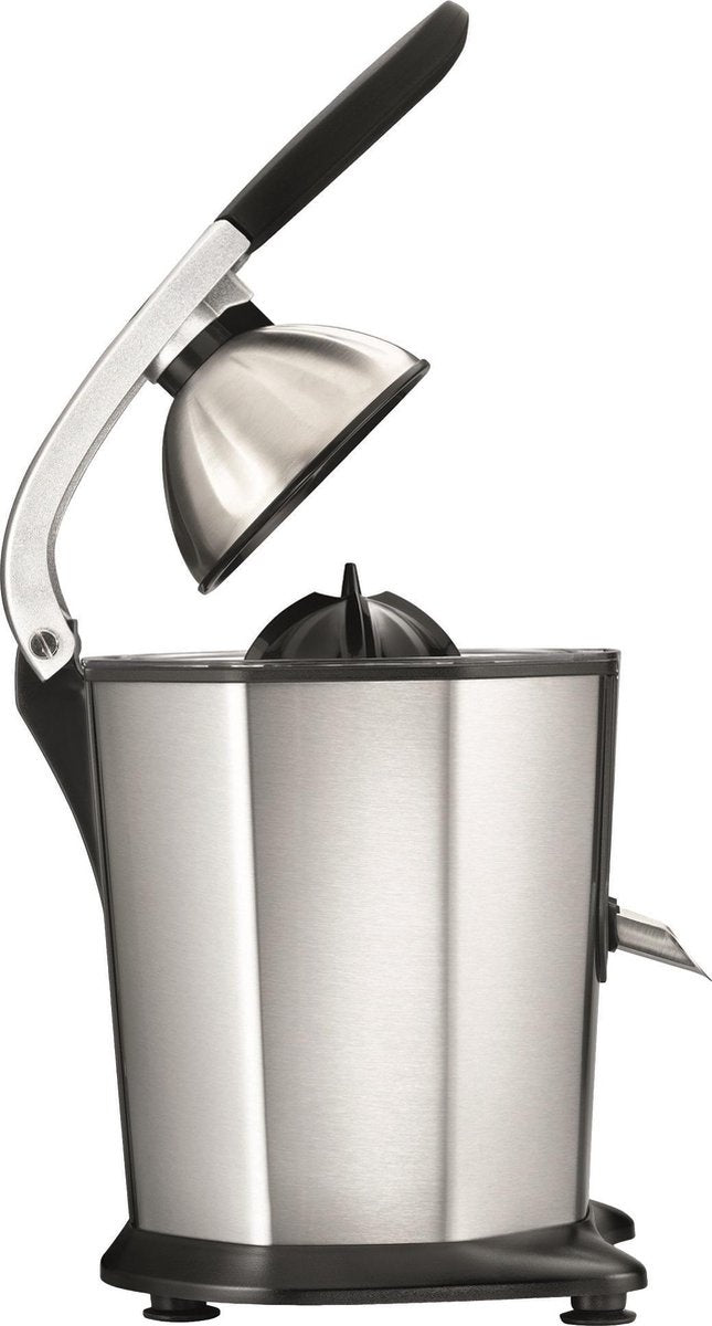 Solis - Citrus Juicer 8453 - Elektrische Orangenpresse - Stahl - 160 Watt - Silber/Schwarz