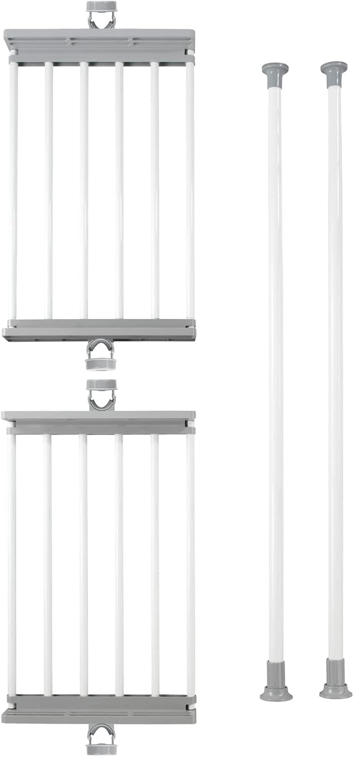 Wenko Herkules Twin Teleskop-Kleiderständer, weiß – 73–120 x 165–300 cm