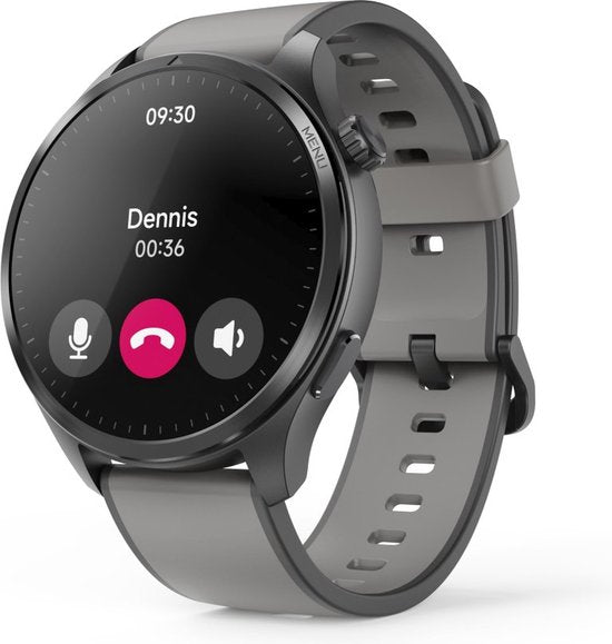 Otiume Modern Pulse GTR1 – Smartwatch – 46 mm AMOLED-Display – Dual-GPS – Telefonieren über Bluetooth – Schwarz