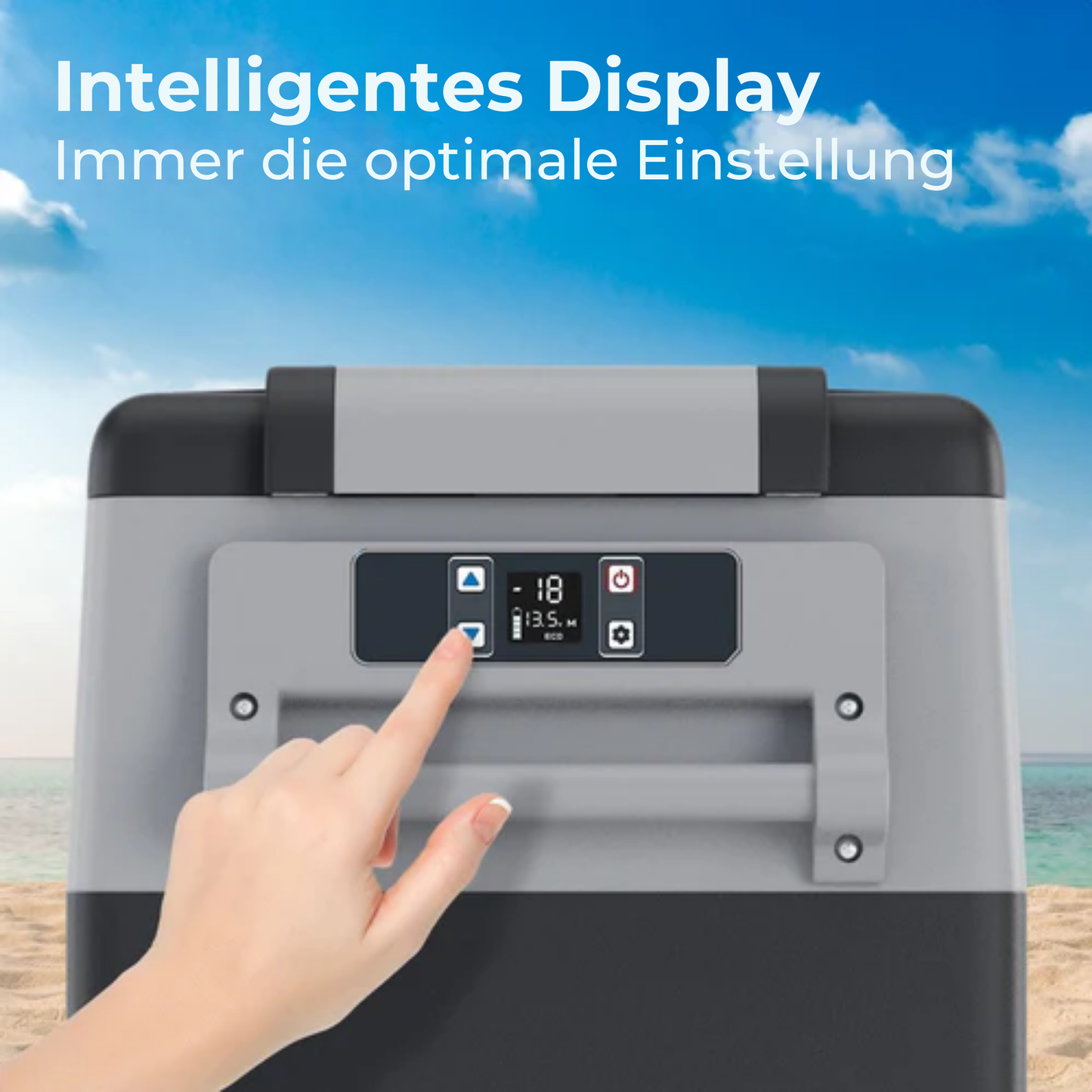 Auronic Kühlbox - 40.5L - 12V und 240V - Grau
