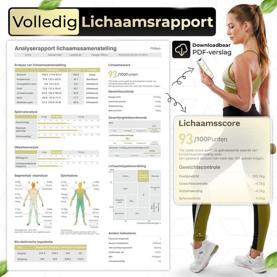 e.volve premium Personenwaage Digital Schwarz