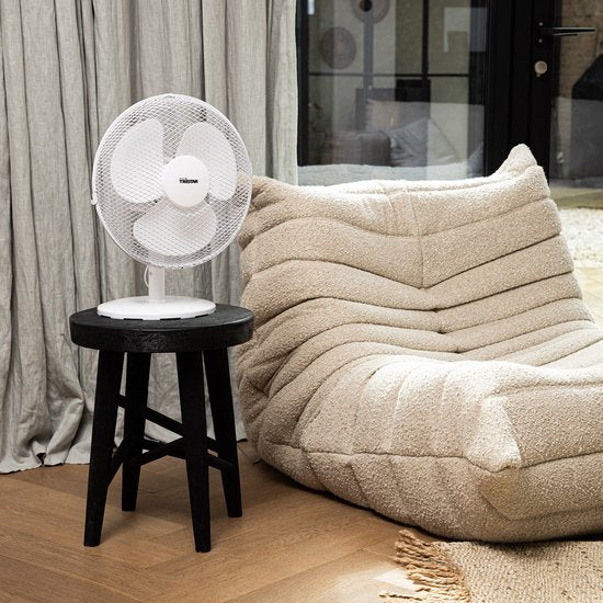 Tristar Tischventilator 30 cm – 3 Geschwindigkeitsstufen – 85° Schwenkbereich – Einstellbarer Luftstrom – VE-5724 – Weiß