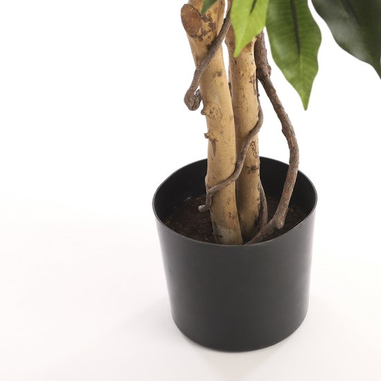 Mica Decorations Ficus Künstliche Pflanze - H110 x Ø65 cm - Grün