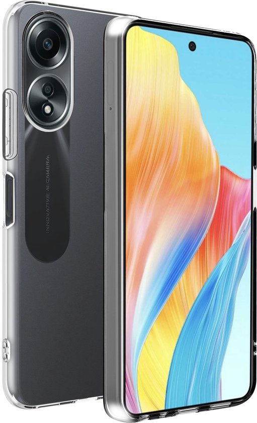 BeHello Oppo A58 4G Hülle – ThinGel Case – Transparent