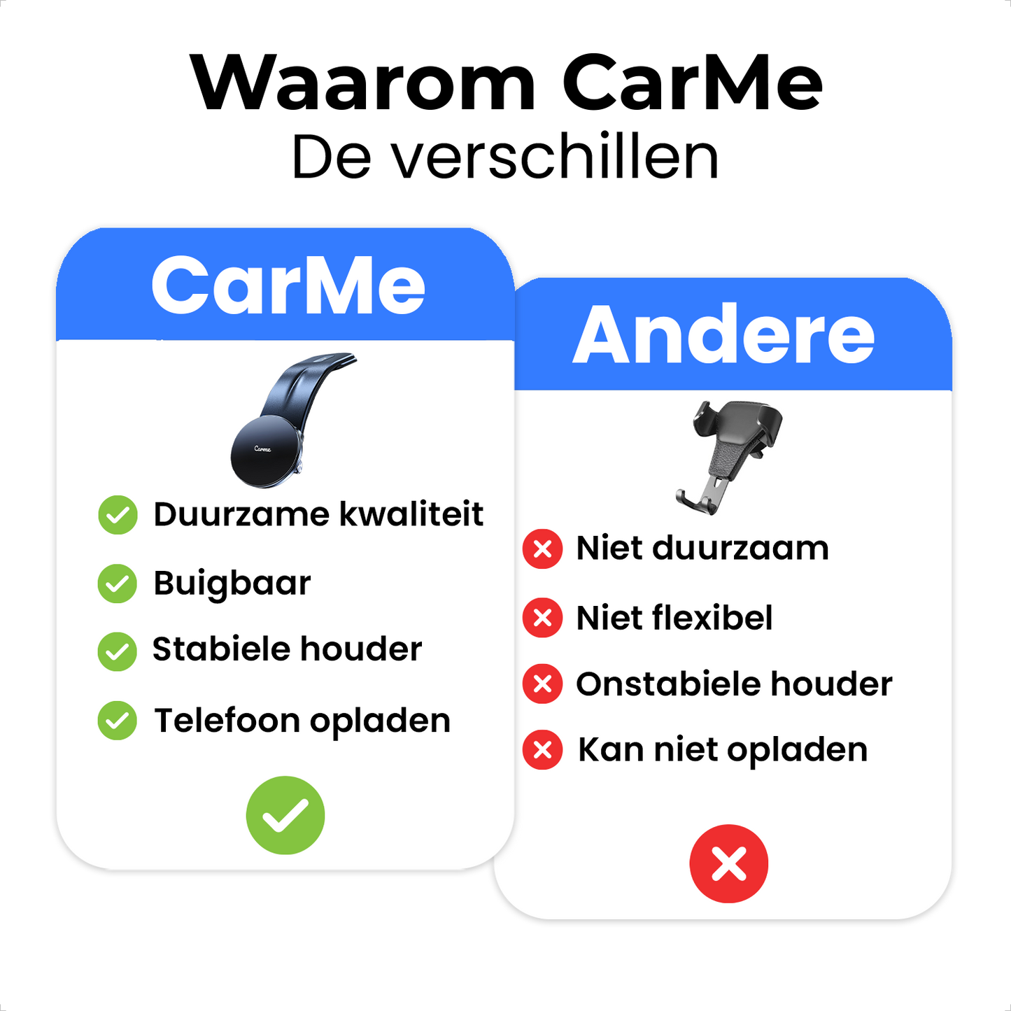Carme MagSafe-Handyhalterung – Schwarz
