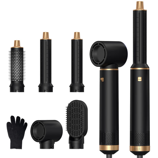 Atopskins 5-in-1-Haarstyler – Föhn, Lockenstab, Glättbürste & Wärmebürste