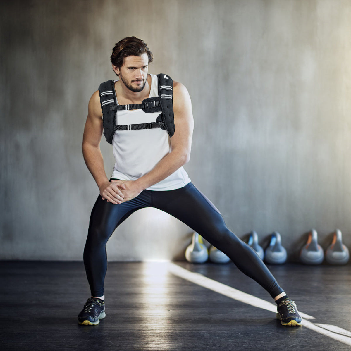 Coast Gewichtsweste Trainingsweste Fitnessweste mit Reflexstreifen und Verstellriemen