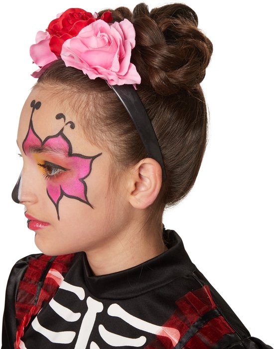 Dressforfun Faschingskostüm Creepy Skeleton Lady – Mädchen – Größe 104 (3–4 Jahre)
