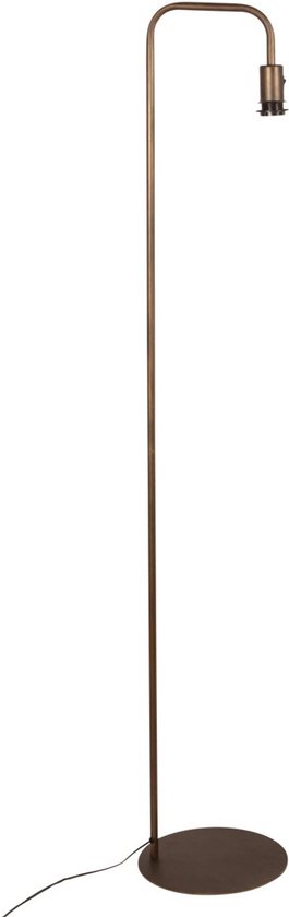 Stehlampe aus Bronze, 152 cm hoch, Stange 4737BR mit E27-Fassung, ohne Lampenschirm – Mexlite, zeitloses Metalldesign