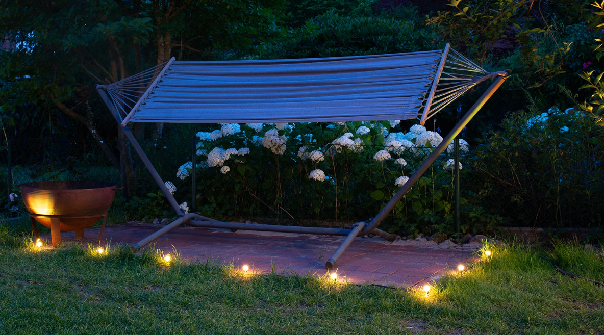 4er-Set Ledvance Endura Gartenleuchten - 9 Dots - 3000 K