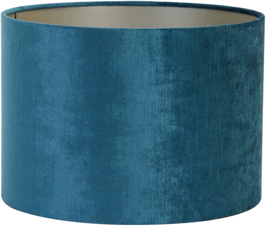 Licht & Wohnen - Lampenschirm GEMSTONE - Ø25x18cm - Blau