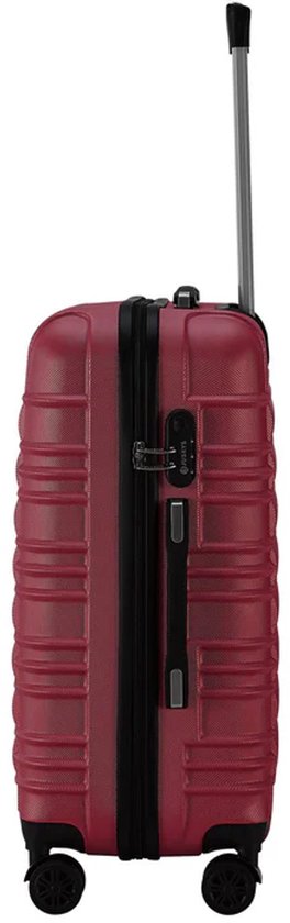 Hartschalenkoffer Set Rom - 3-teilig - ABS - Rot