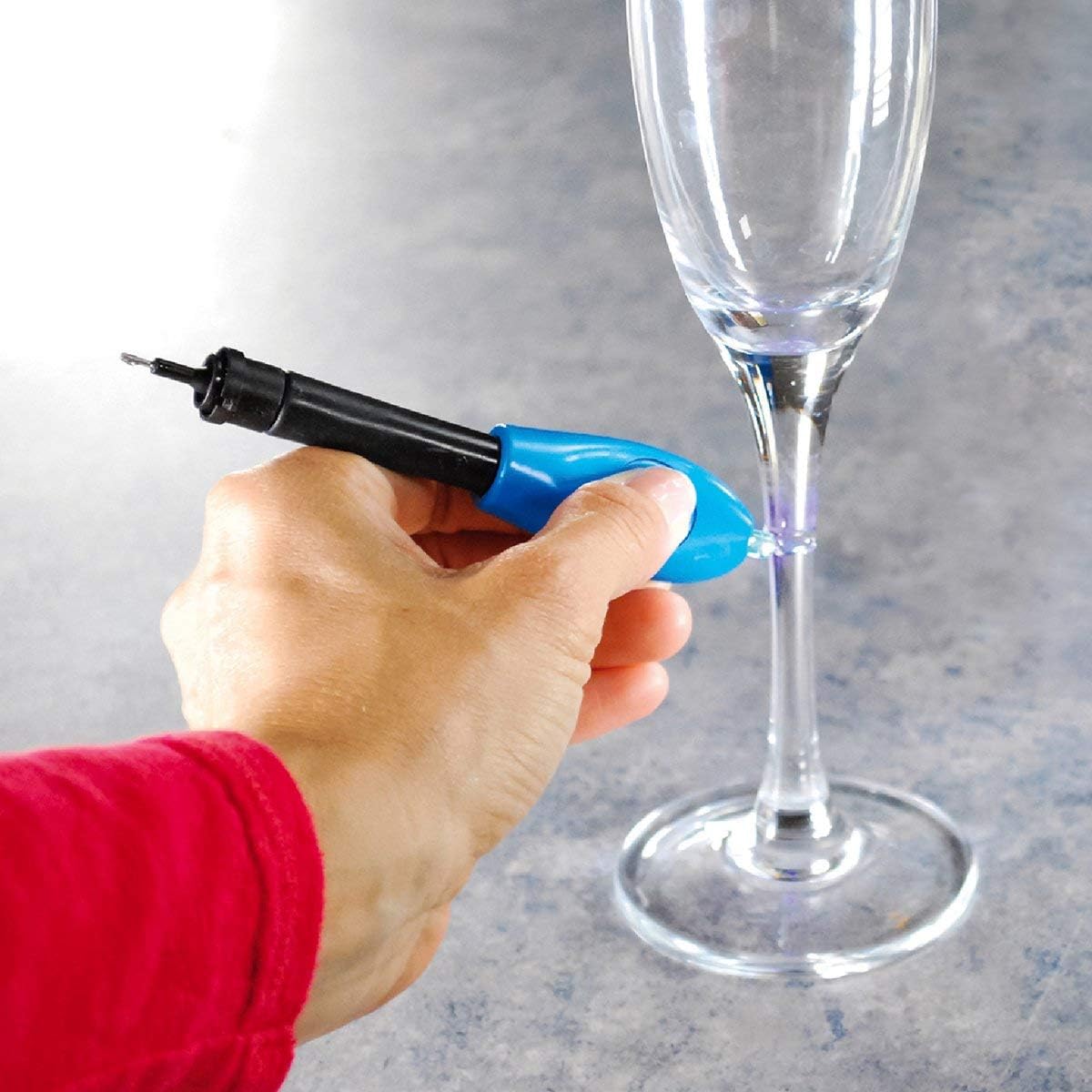 Lazer Bond USA UV-Kleber – Zum Reparieren von Kunststoff, Metall und Glas – Transparent
