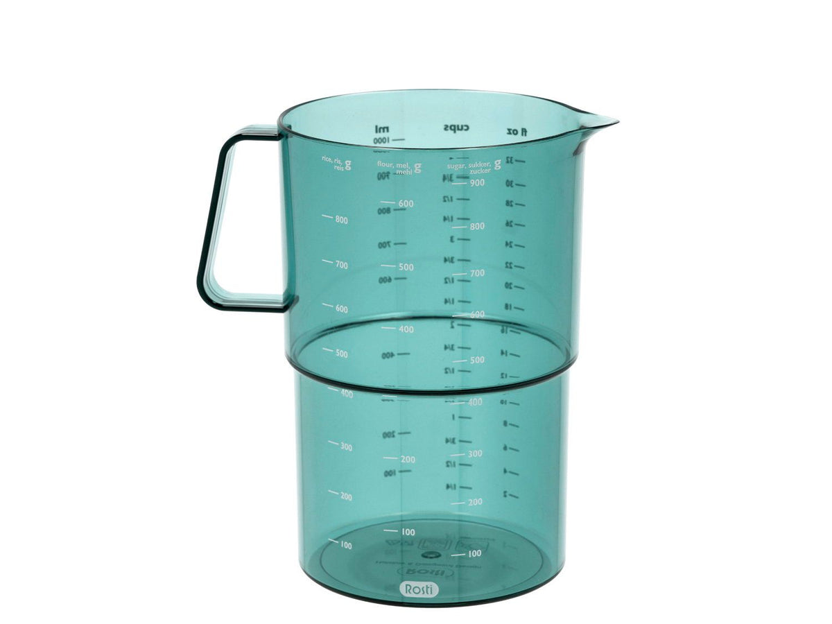 Rosti Mensura Messbecher-Set, 3-teilig – 1 Liter – Grün