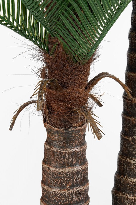 Mica Decorations große Cycas-Palme als Kunstpflanze – grün – H 150 x T 95 cm – Spitzenqualität
