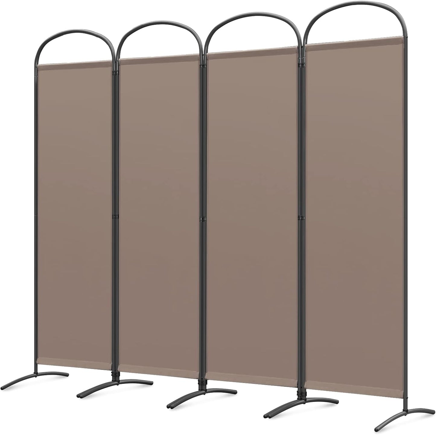 Angel Living Faltwand - 4 Paneele - 224 x 182 cm - Braun