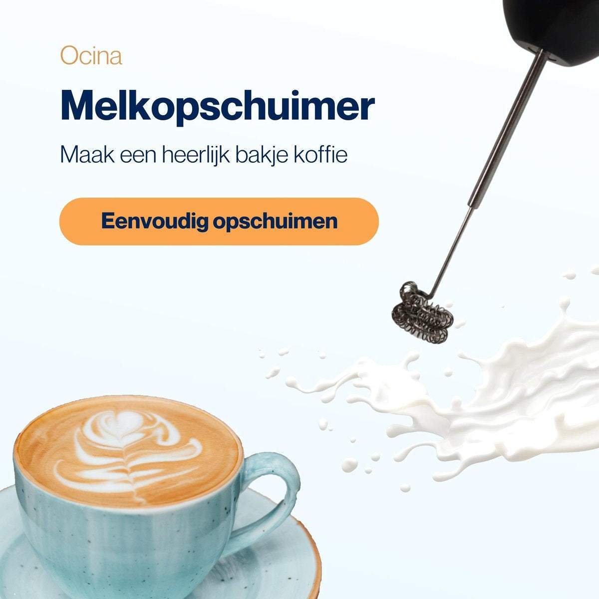 Ocina Stabmixer-Set - 5-in-1 Mixer mit Zerkleinerer - 800W - 600ML - Edelstahl/Schwarz