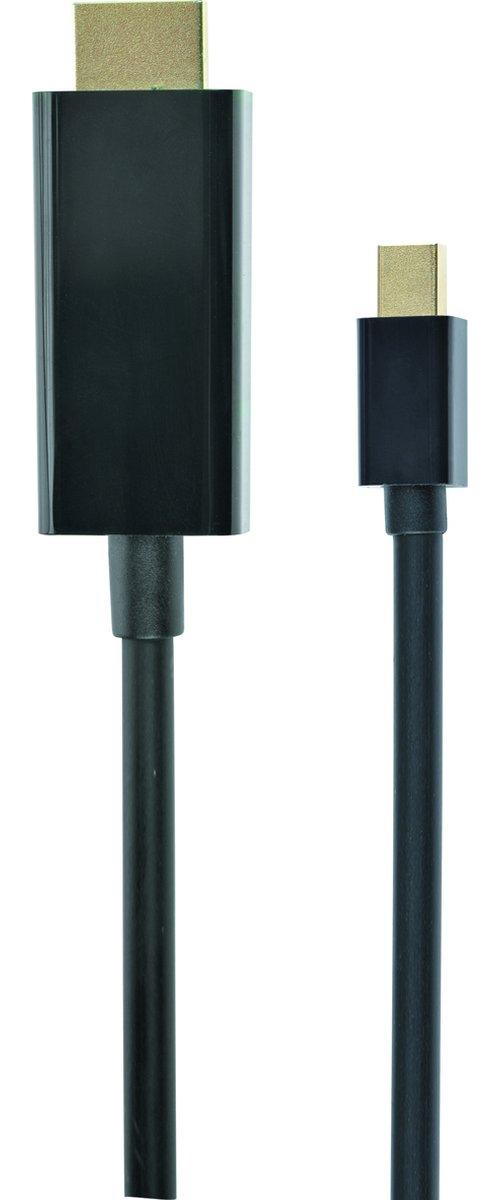 Gembird Mini-DisplayPort-zu-HDMI-Kabel – 1,8 Meter – 4K-Unterstützung – Schwarz
